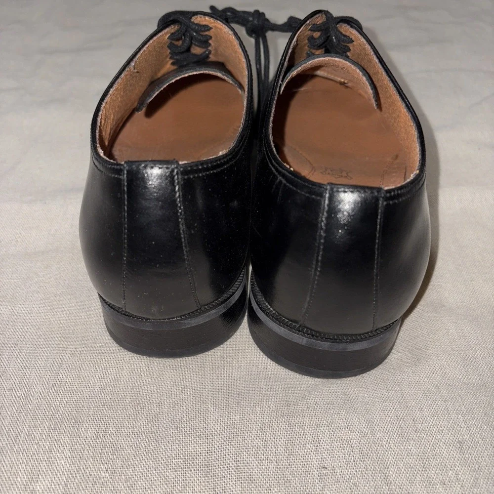 Men's FLORSHEIM Corbetta‎ Cap Toe Dress Shoes Black Leather 14180-001 Size 9D